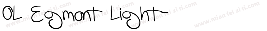 OL Egmont Light字体转换